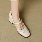 Messina Leather Heels — Hopeforwho (view 3)