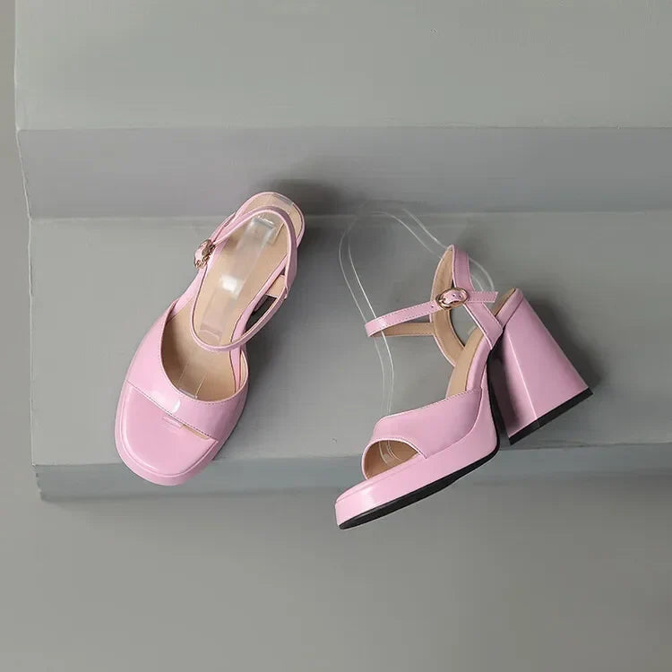 Valetta Gloss Heels — Hopeforwho (view 8)