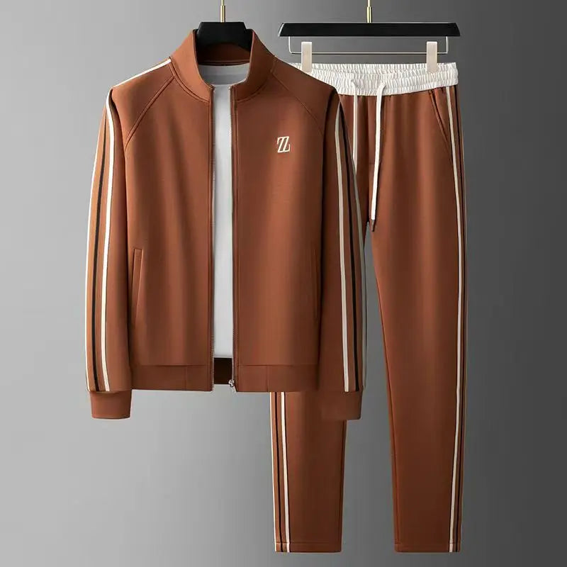 Stripe Tracksuit – Men's 2-Piece Jogger Set | Verano — Hopeforwho (view 2)