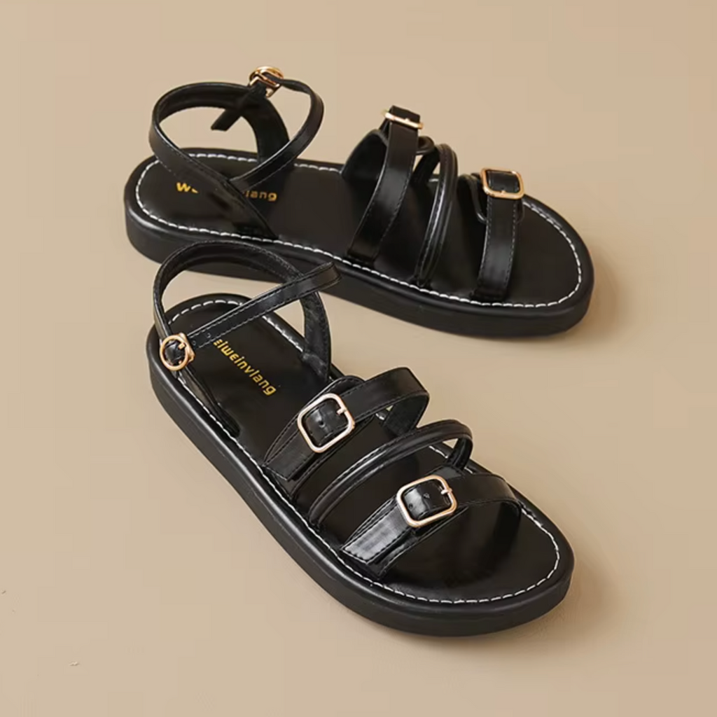 Luretta Leather Sandals — Hopeforwho (view 8)