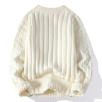 Cable Knit Sweater – Men's Wool Blend Pullover | Arden — Hopeforwho (view 2)