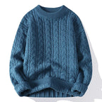 Cable Knit Sweater – Men's Wool Blend Pullover | Arden — Hopeforwho (view 5)