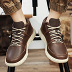 Expedition High-Top Leather Sneakers — Hopeforwho (view 3)