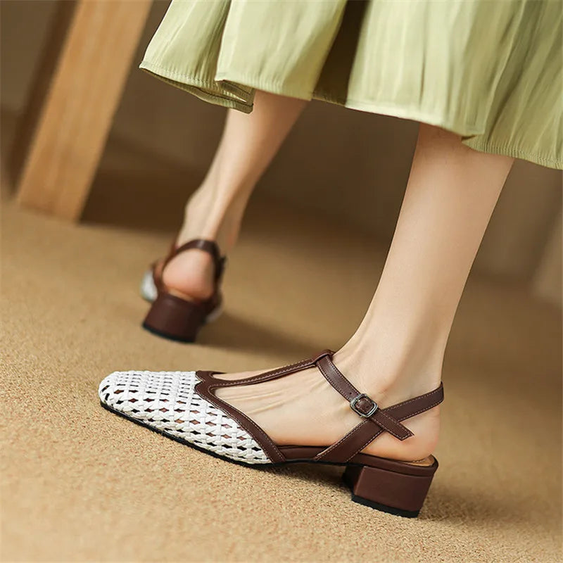 Estelle Braided Heels — Hopeforwho (view 2)