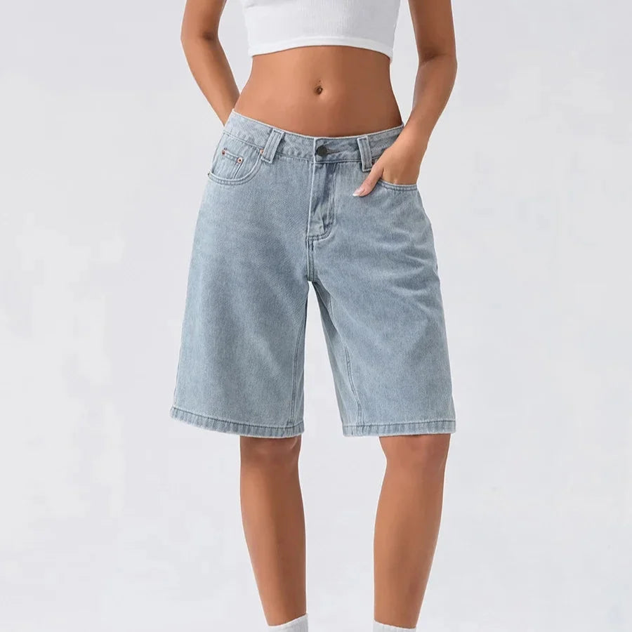 90's Low Rise Jean Shorts — Hopeforwho