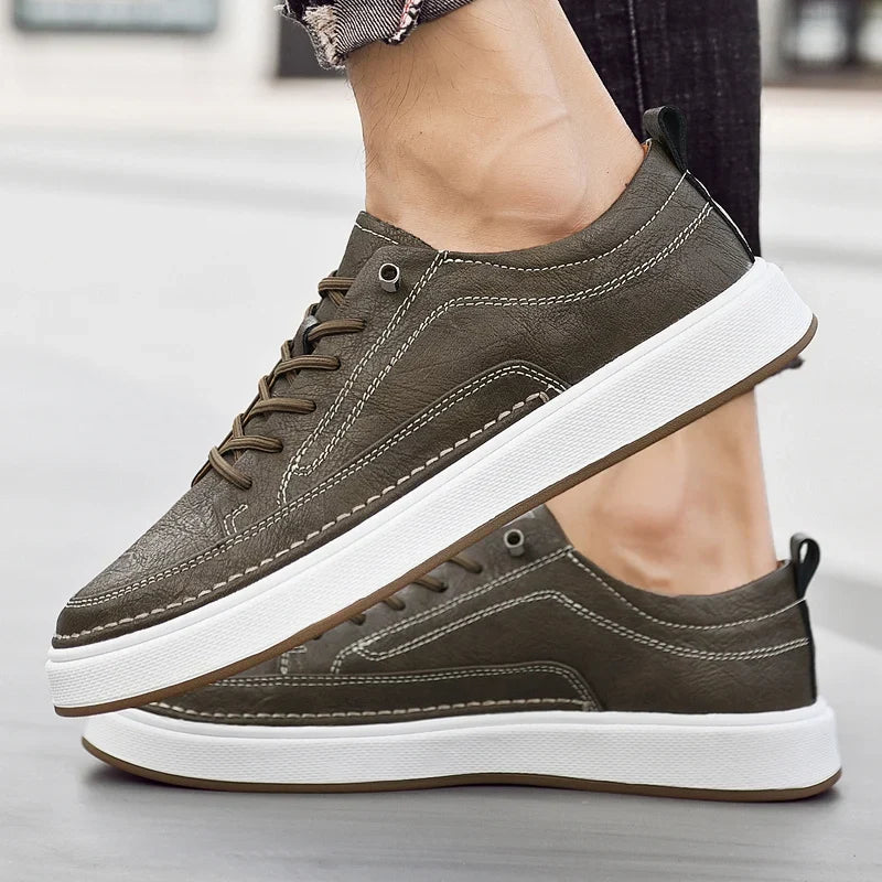 Rowan Leather Sneakers — Hopeforwho (view 5)
