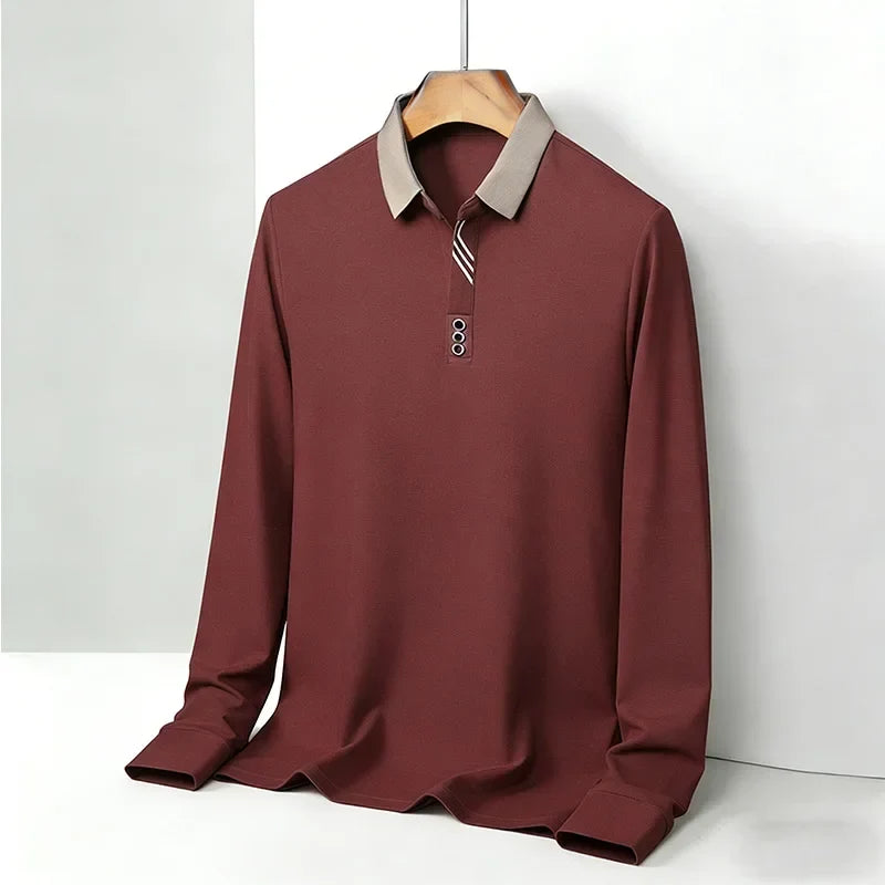 Portofino Long-Sleeve Polo Shirt — Hopeforwho (view 8)