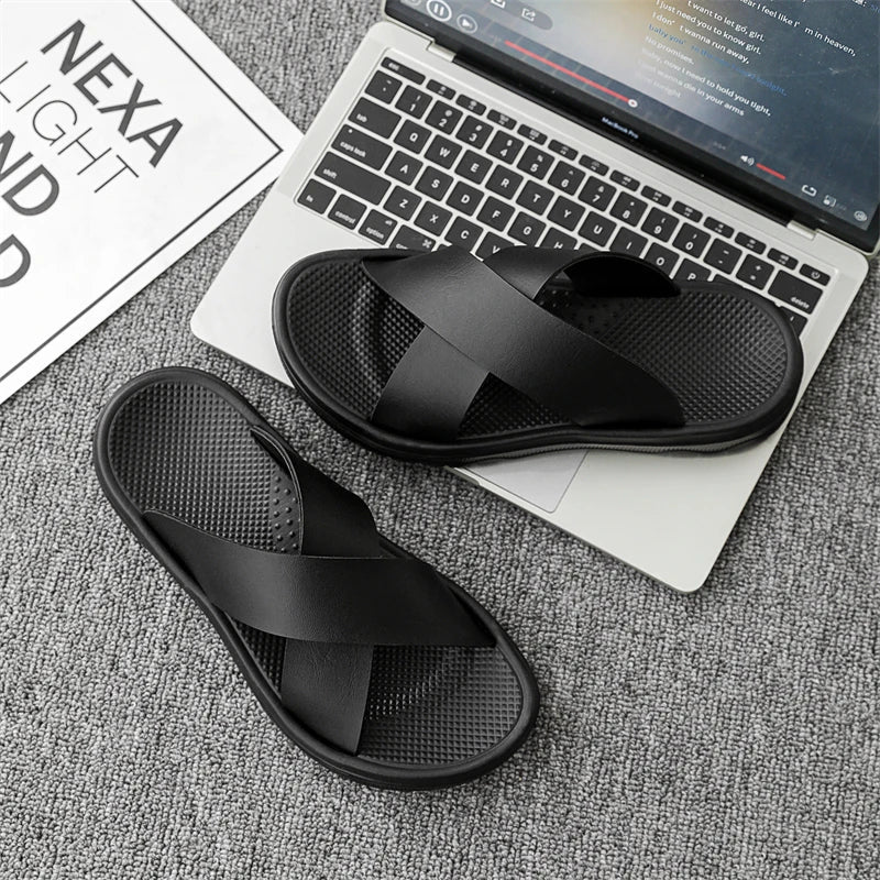 Viento Leather Sandals — Hopeforwho (view 5)