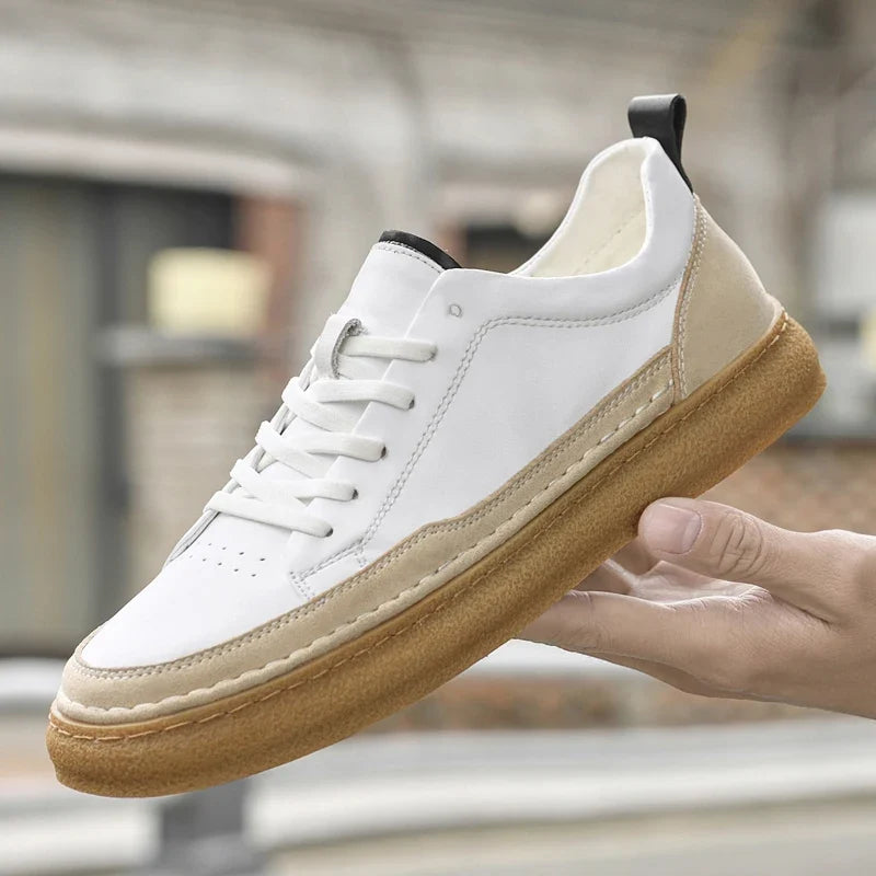 Metro Drift Leather Sneakers — Hopeforwho (view 2)