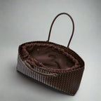 Daria Woven Leather Handbag — Hopeforwho (view 4)