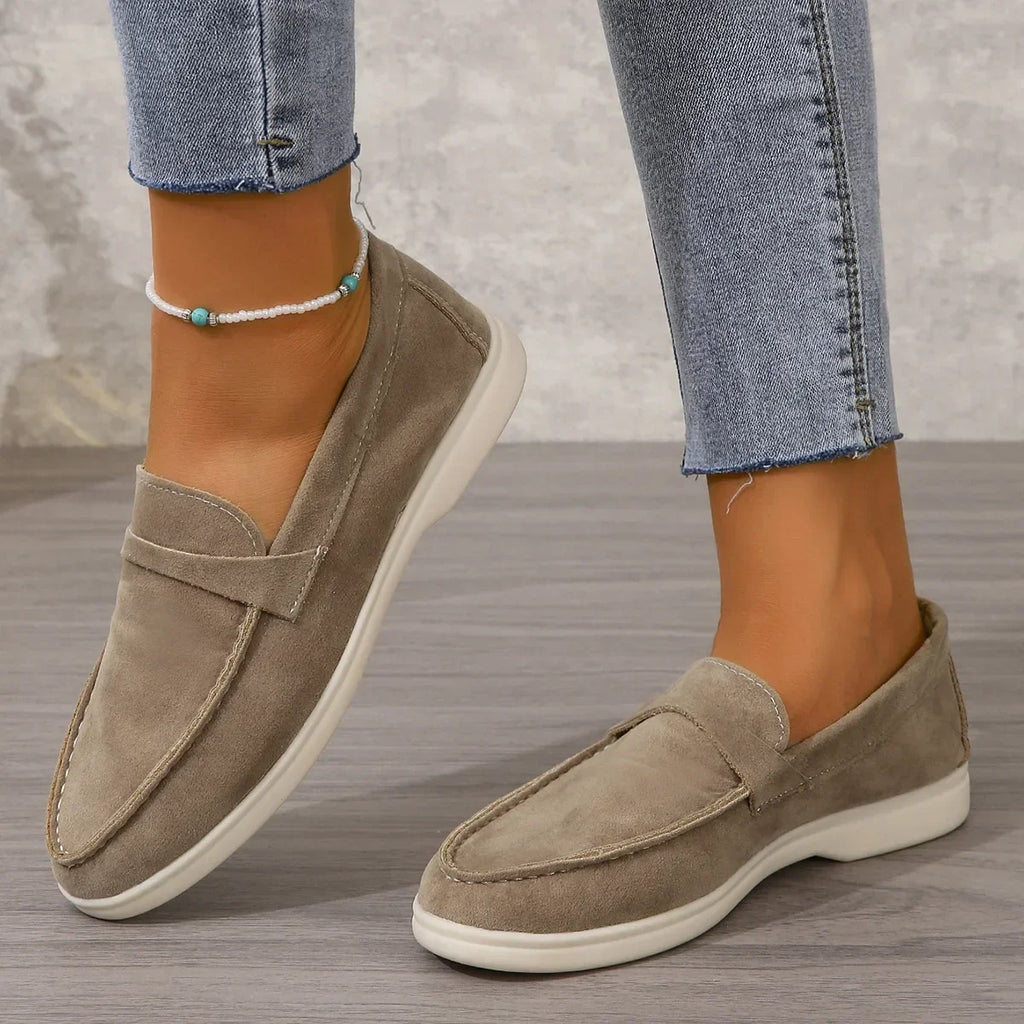 Sienna Suede Loafers — Hopeforwho (view 4)