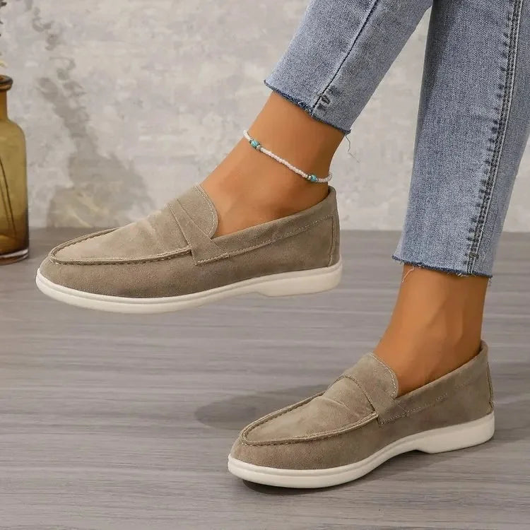 Sienna Suede Loafers — Hopeforwho (view 5)