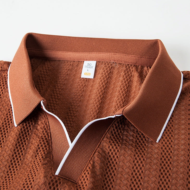 Luca Milano Knitted Polo — Hopeforwho (view 3)