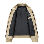 Harrison Bomber Zip-Up Jacket — Hopeforwho (view 2)