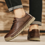 Frontier Leather Sneakers — Hopeforwho (view 7)