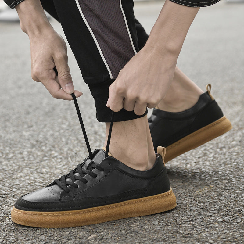 Metro Drift Leather Sneakers — Hopeforwho (view 10)