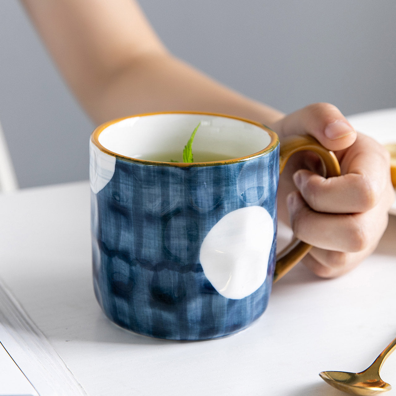 Azure Ceramic Mugs - Rituals Collection — Hopeforwho (view 6)