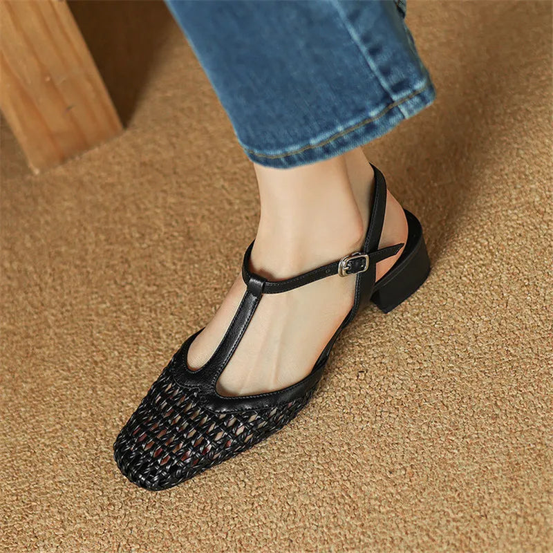 Estelle Braided Heels — Hopeforwho (view 11)