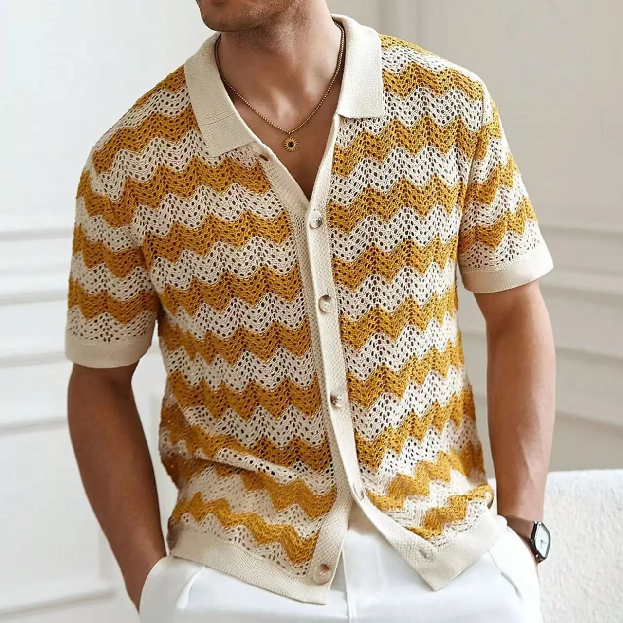 Palmero Knit Button Up — Hopeforwho (view 5)