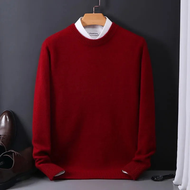 Cashmere Blend Sweater – Men's Soft Knit Pullover | Verano — Hopeforwho (view 6)