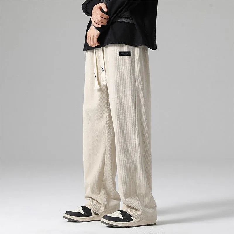 Corduroy Drawstring Sweatpants – Relaxed Fit for Men | Harrison — Hopeforwho