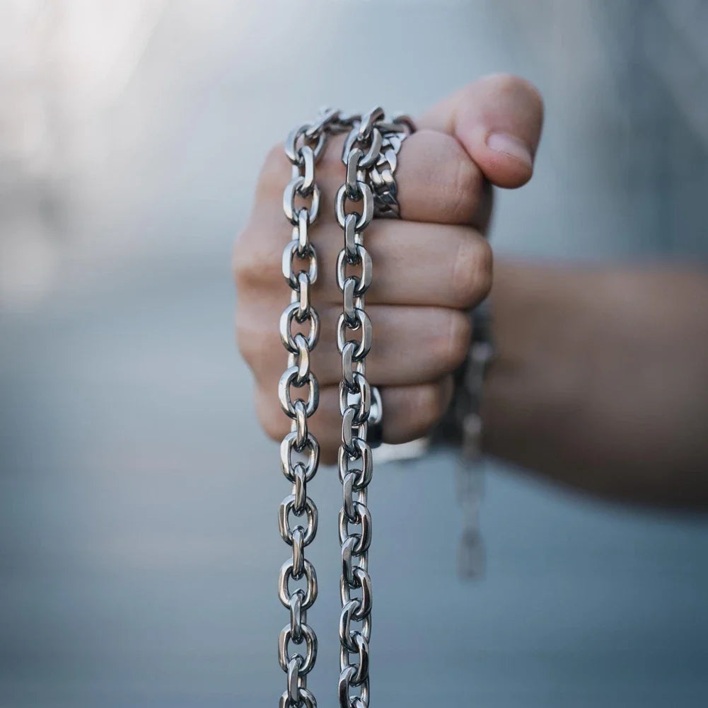 Cronus Chainlink Necklace — Hopeforwho (view 6)