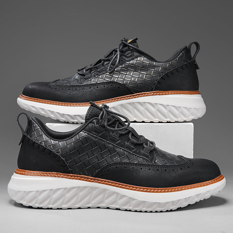 Axis Leather Sneakers — Hopeforwho (view 11)