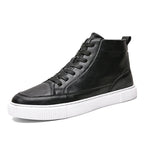 Oliver High Top Leather Sneakers — Hopeforwho (view 7)