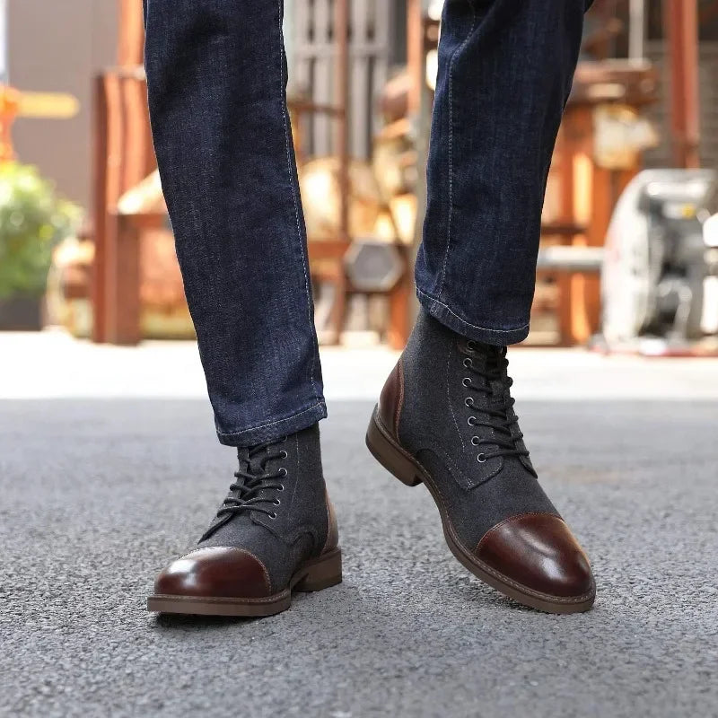 Montagne Patchwork Boots — Hopeforwho (view 2)