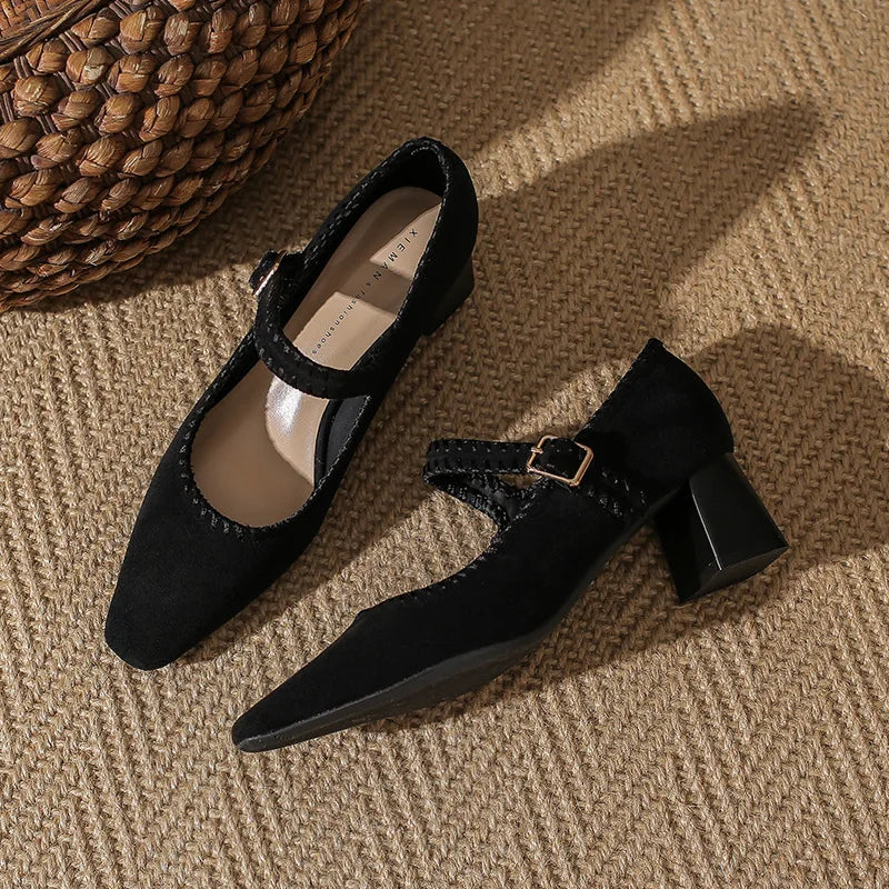 Capri Suede Heels — Hopeforwho (view 8)