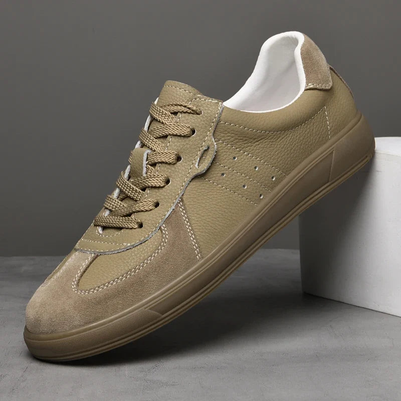 Emilio Leather Sneakers — Hopeforwho (view 4)