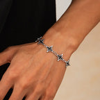 Obsidian Cross Bracelet — Hopeforwho (view 3)
