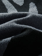 Abstract Wool Pullover Sweater – Men's Oversized Knit | Garen — Hopeforwho (view 6)