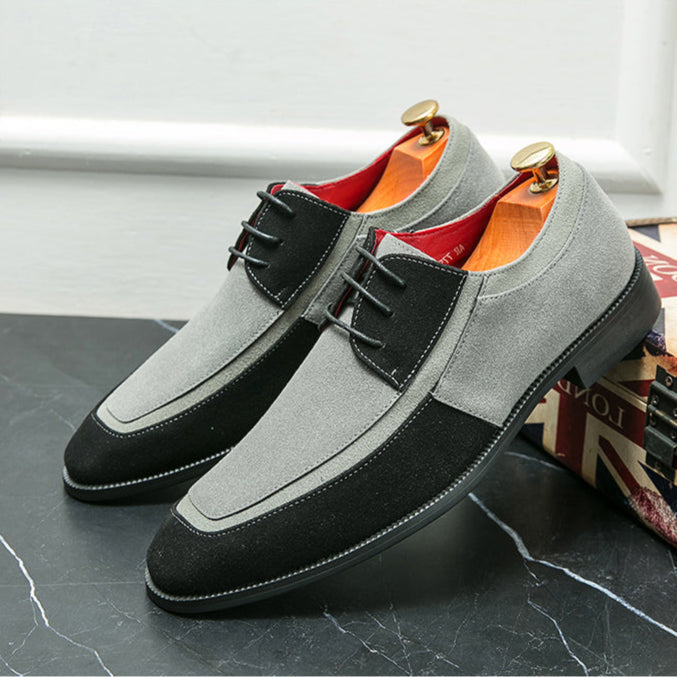 Luciano Suede Dress Shoes — Hopeforwho (view 2)