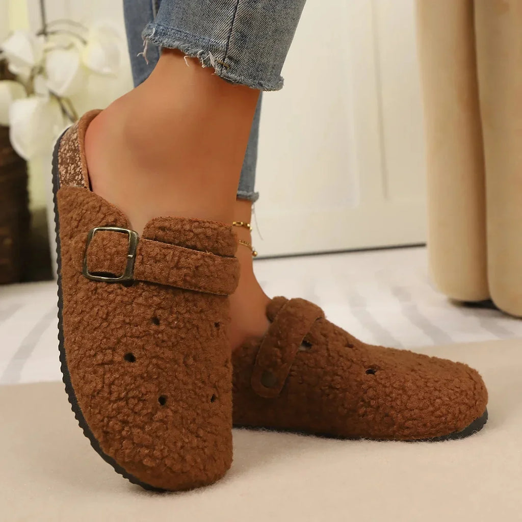 Solace Fleece Clogs — Hopeforwho (view 9)