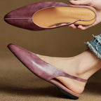 Juliet Genuine Leather Flats — Hopeforwho (view 9)