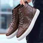Oliver High Top Leather Sneakers — Hopeforwho