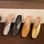 Vale Leather Flats — Hopeforwho (view 12)