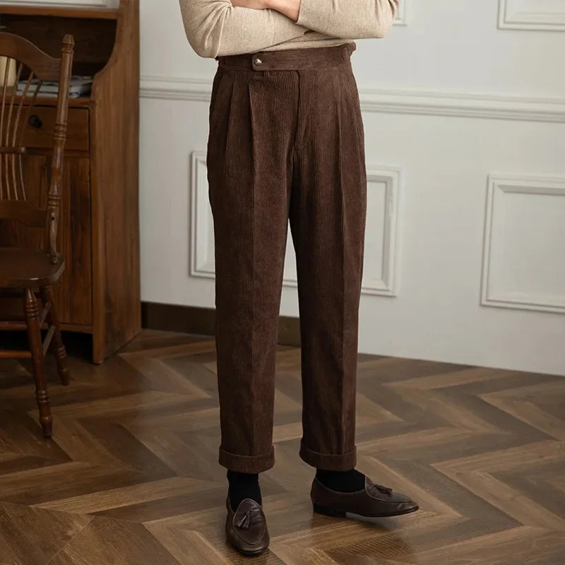 Stratton Corduroy Trousers — Hopeforwho (view 7)