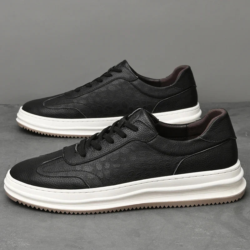 Atticus Leather Sneakers — Hopeforwho (view 8)