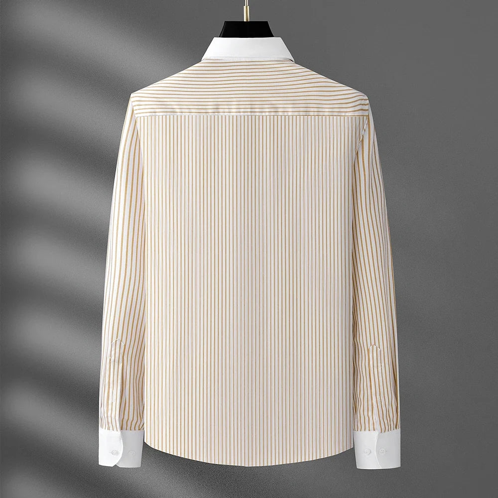 Elliot Pinstripe Dress Shirt — Hopeforwho (view 5)