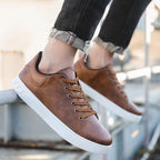 Bastien Leather Sneakers — Hopeforwho (view 7)
