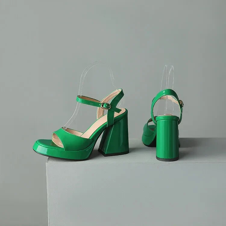 Valetta Gloss Heels — Hopeforwho (view 6)