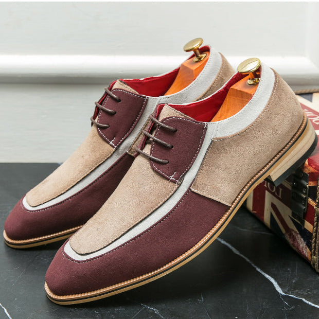 Luciano Suede Dress Shoes — Hopeforwho