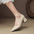 Orlena Leather Heels — Hopeforwho (view 9)