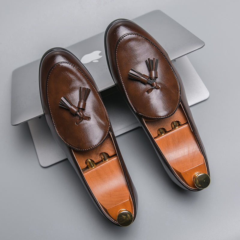 Raffaello Leather Loafers — Hopeforwho