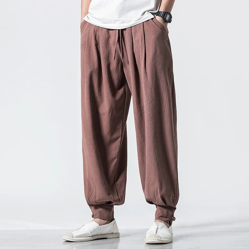 Laguna Linen Joggers — Hopeforwho (view 3)