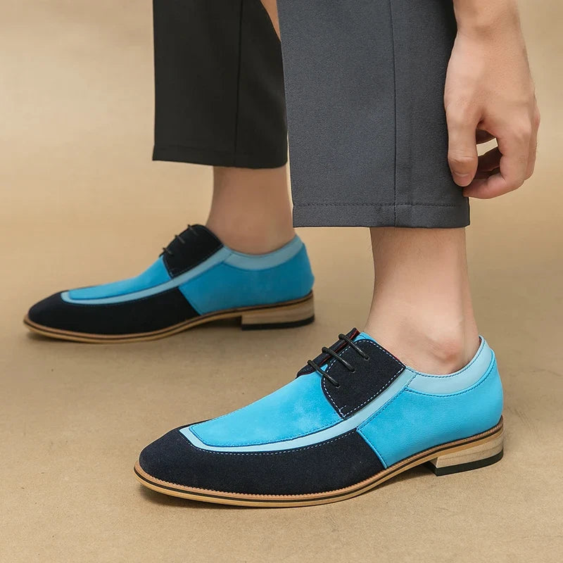 Luciano Suede Dress Shoes — Hopeforwho (view 7)