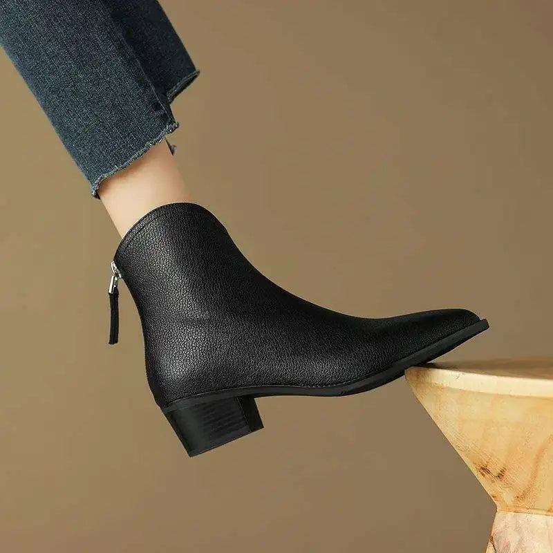 Kensley Leather Boots — Hopeforwho (view 4)