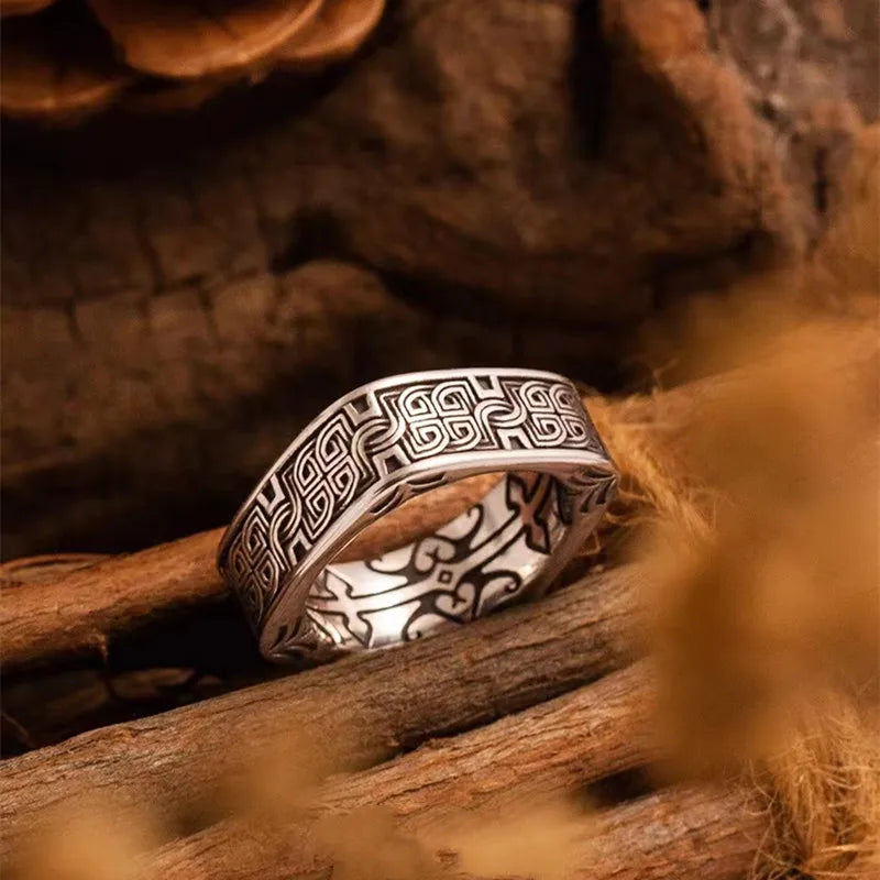 Aziel Steel Ring — Hopeforwho (view 5)